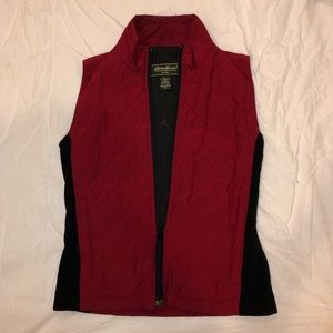 Red and Black Eddie Bauer Vest (xs)
